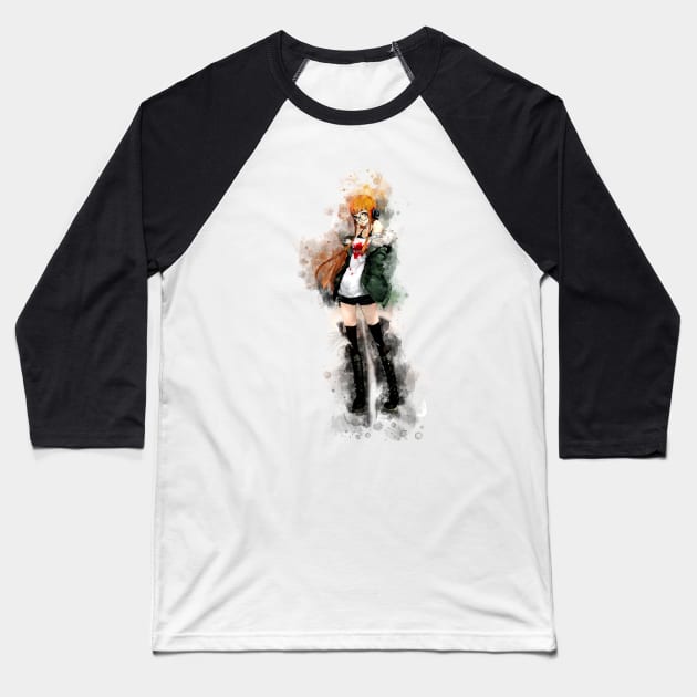 Persona 5 Royal - Futaba (Watercolor) Baseball T-Shirt by Stylizing4You